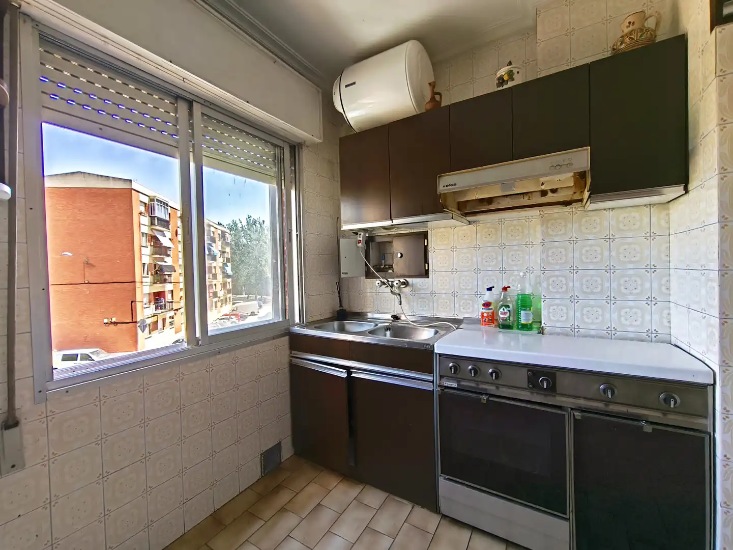 Kitchen of Flat for sale in  Logroño  with Terrace and Furnished