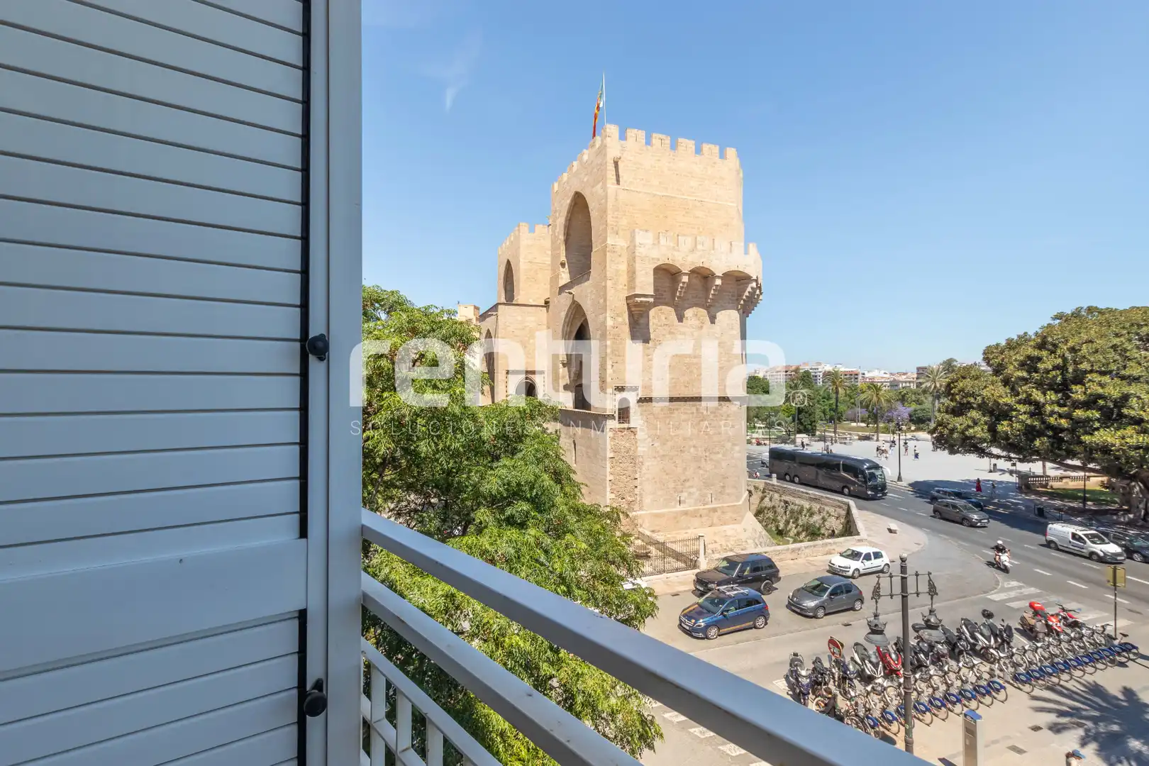Vista exterior de Pis de lloguer en Valencia amb Aire condicionat, Calefacció i Moblat