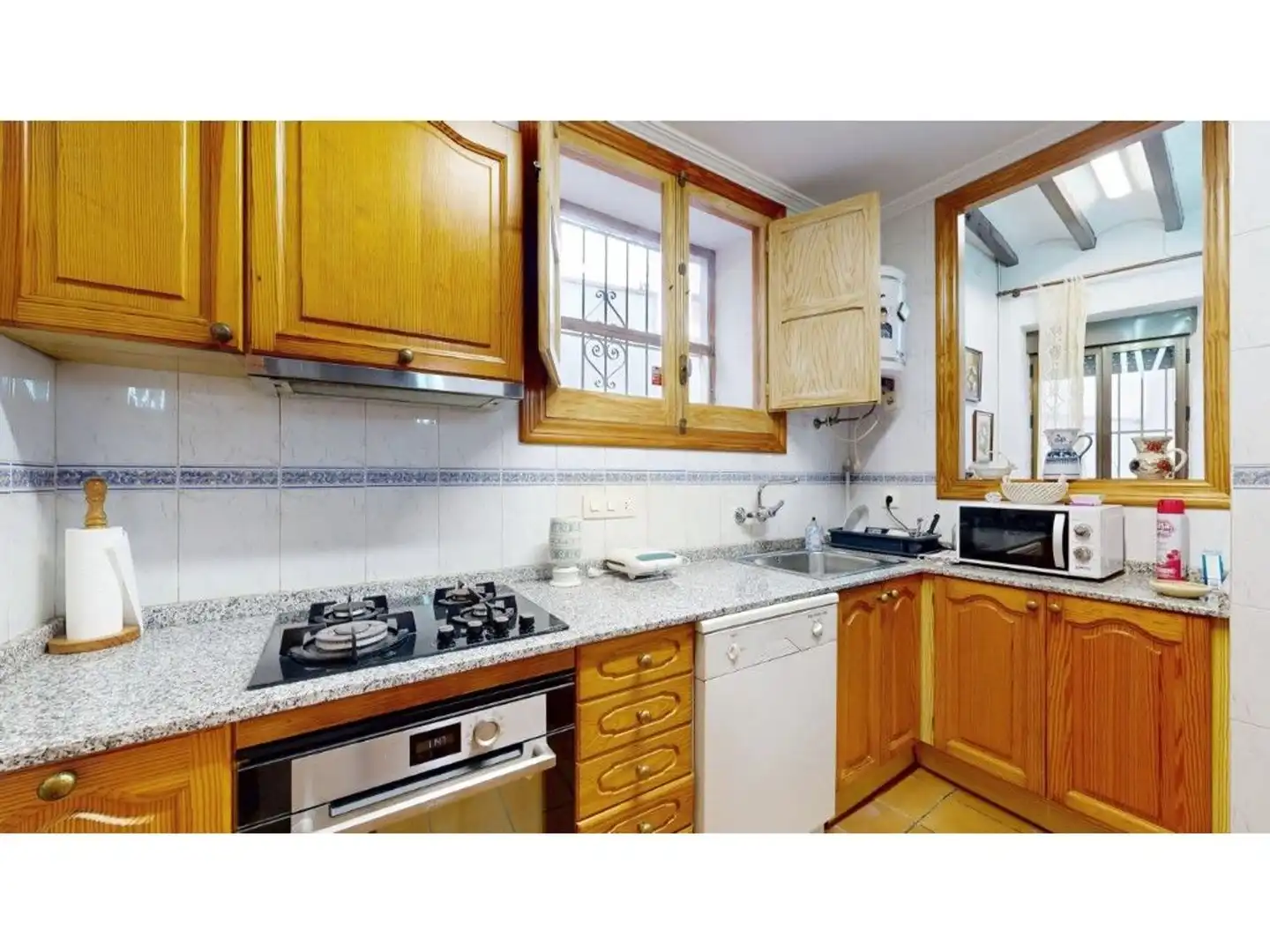 Küche von Country house zum Verkauf in Benimantell mit Heizung