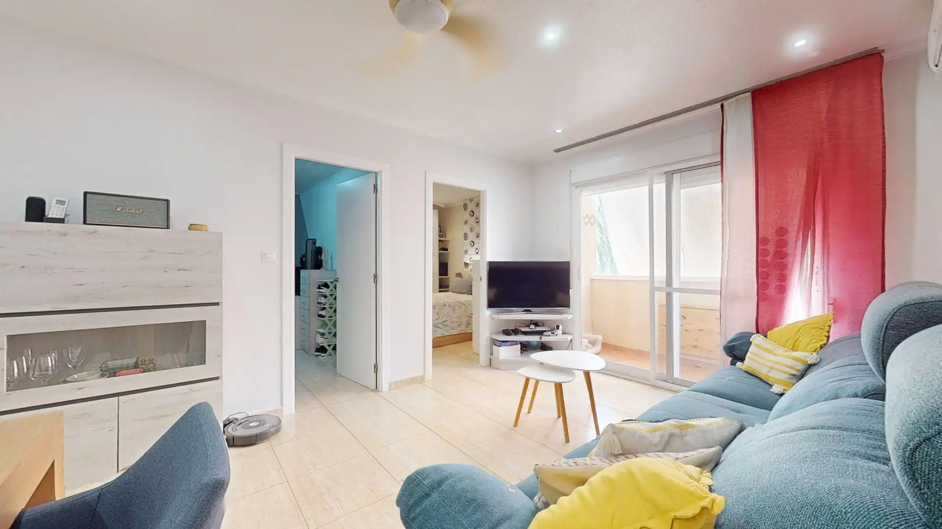 Wohnzimmer von Wohnung zum Verkauf in Elche / Elx mit Klimaanlage, Terrasse und Abstellraum