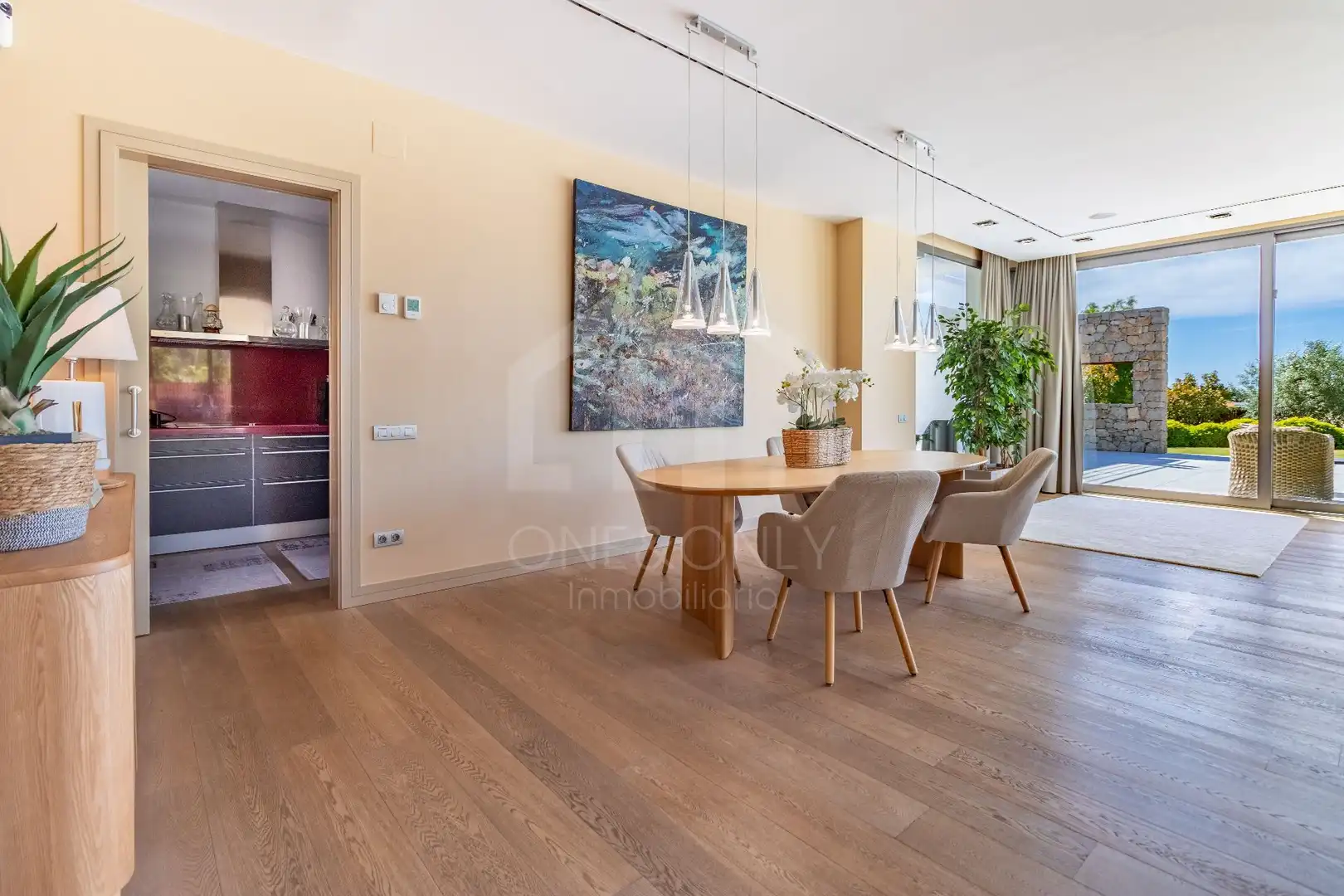 Comedor de Casa o chalet en venta en Mont-roig del Camp con Aire acondicionado, Calefacción y Jardín privado