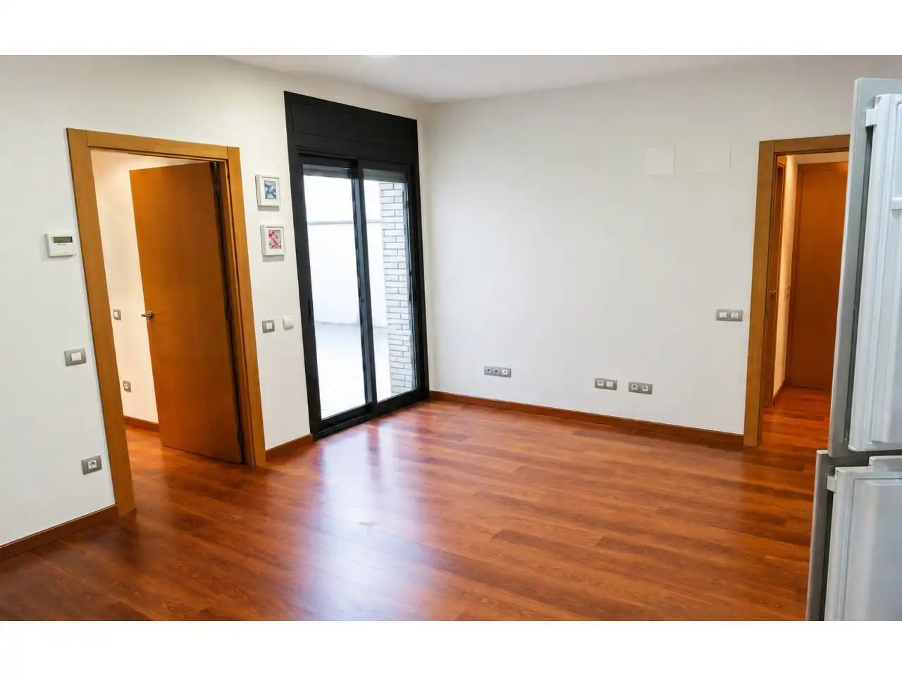 Schlafzimmer von Wohnung zur Miete in Terrassa mit Klimaanlage, Privatgarten und Parkett