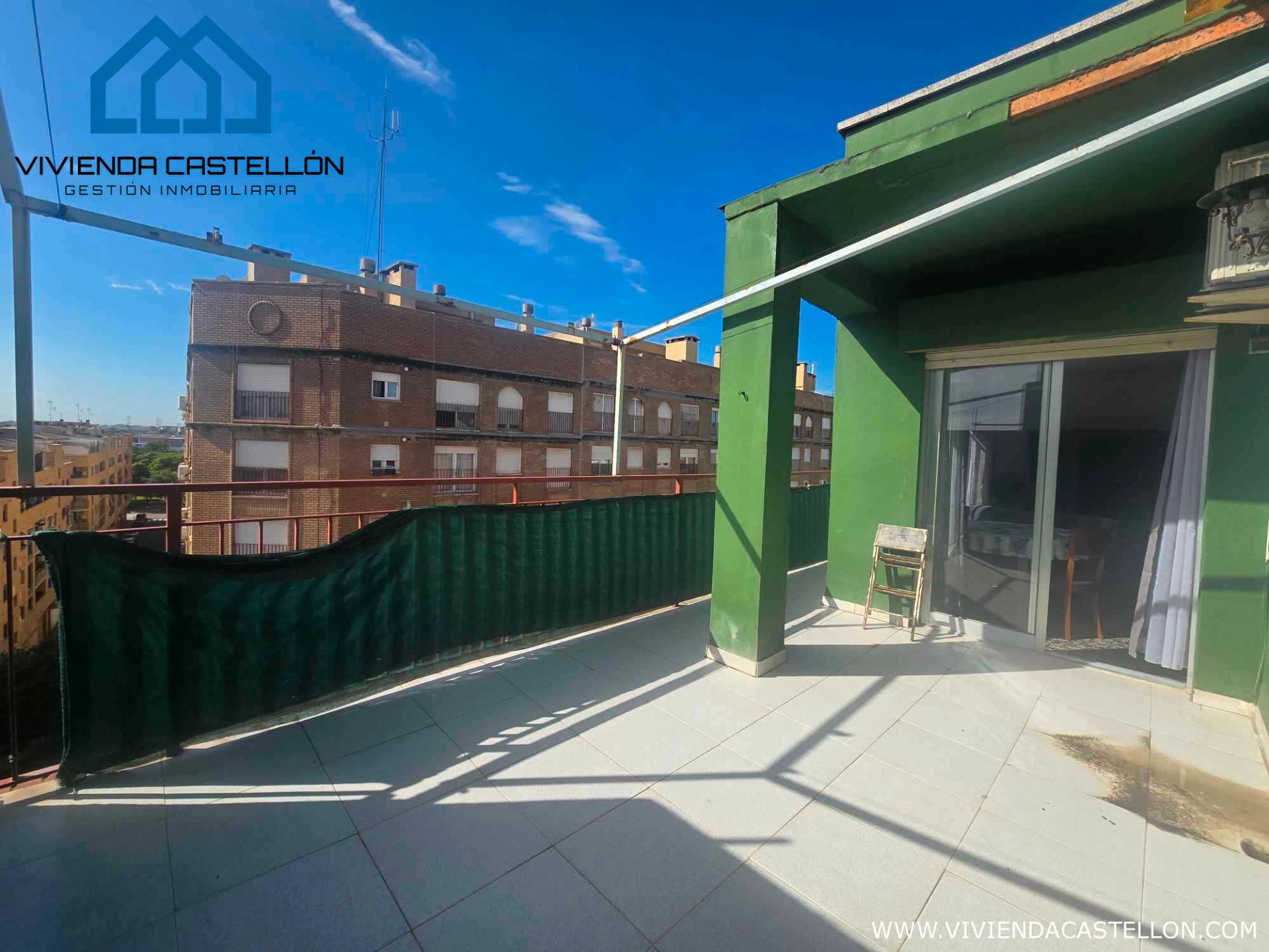 Terraza de Ático en venta en Castellón de la Plana / Castelló de la Plana con Aire acondicionado y Terraza