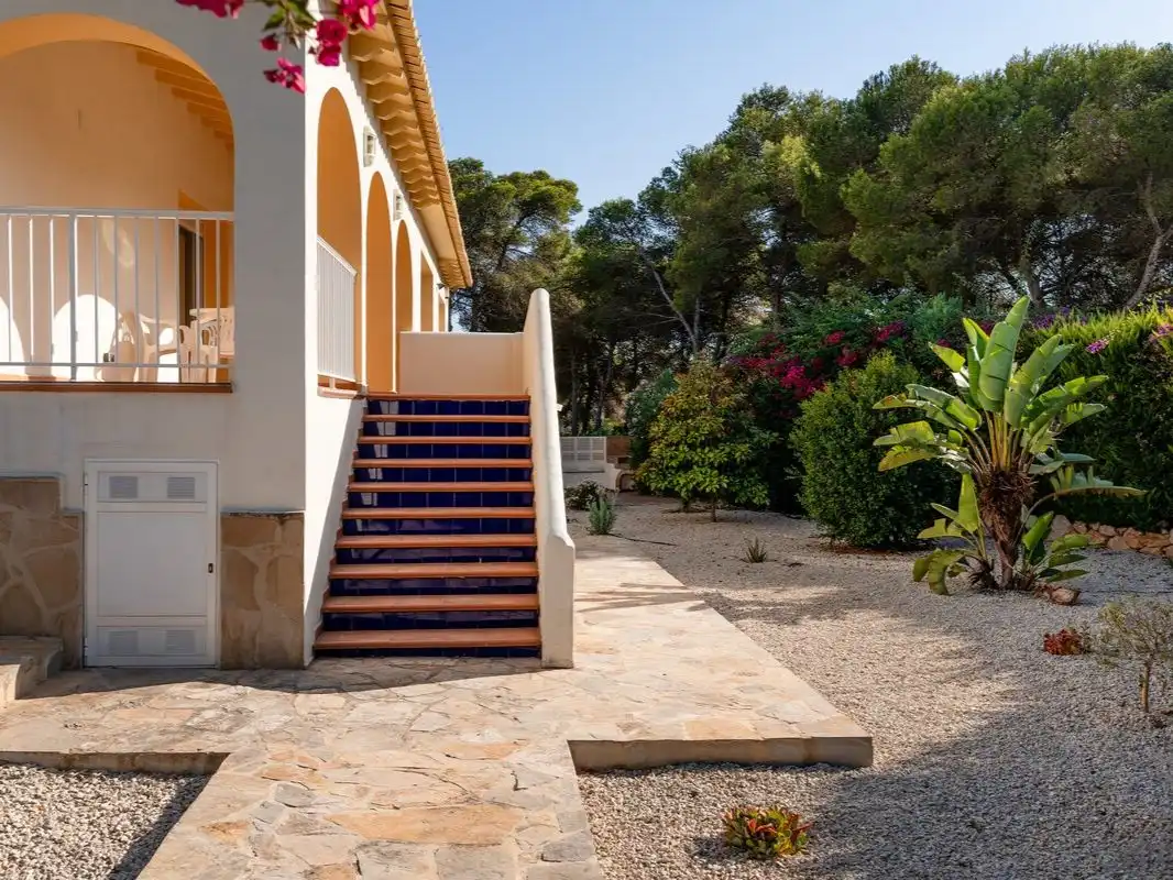 Exterior view of Houses for rent in Jávea / Xàbia  with Air Conditioner, Private garden and Terrace