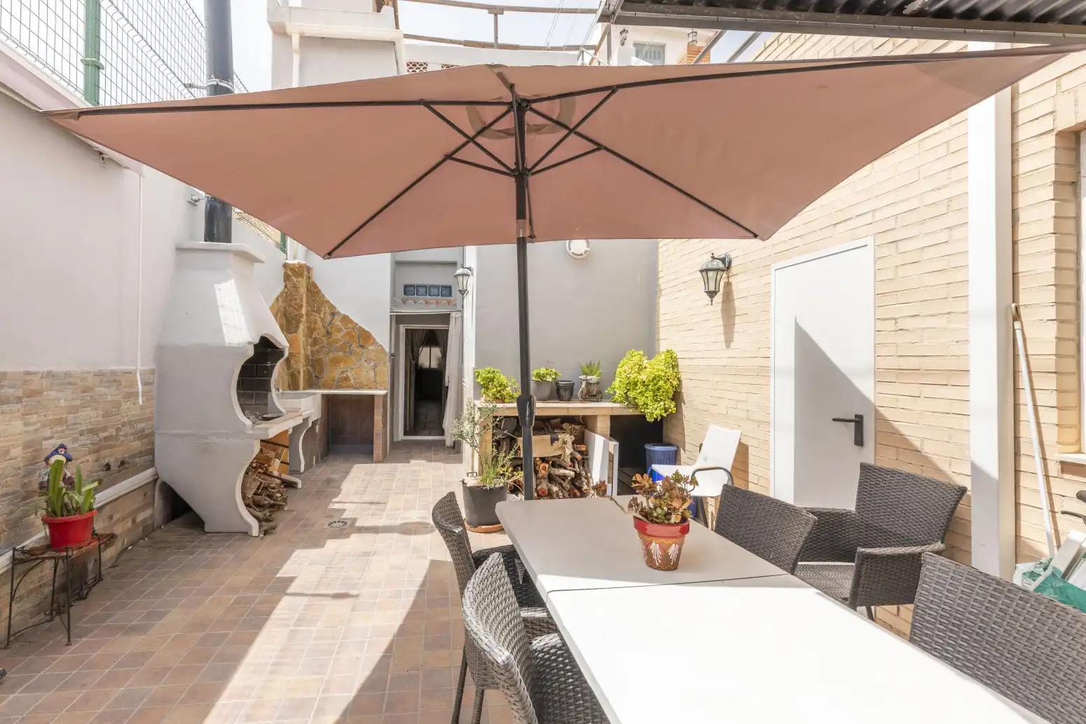 Terrassa de Casa adosada en venda en Moncada amb Aire condicionat, Calefacció i Terrassa