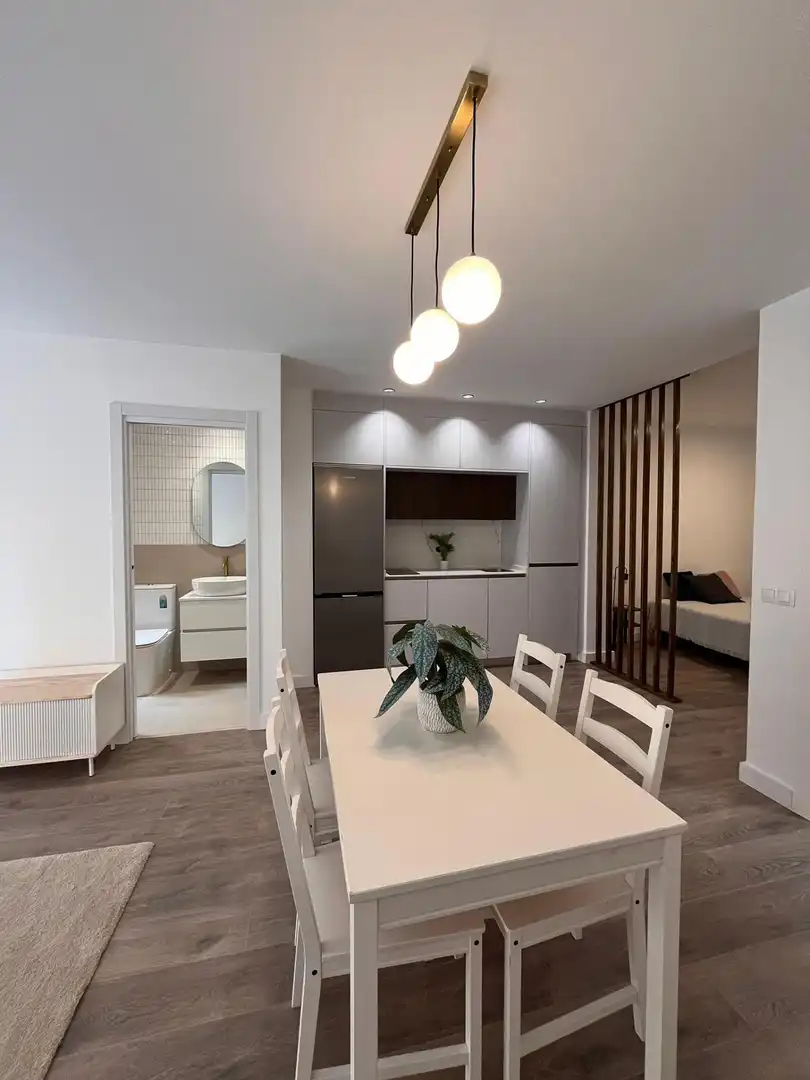 Cocina de Piso en venta en Málaga con Parquet, Terraza y Amueblado
