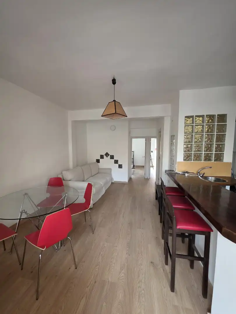 Dining room of Flat for rent in Valencia  with Air Conditioner, Furnished and Oven