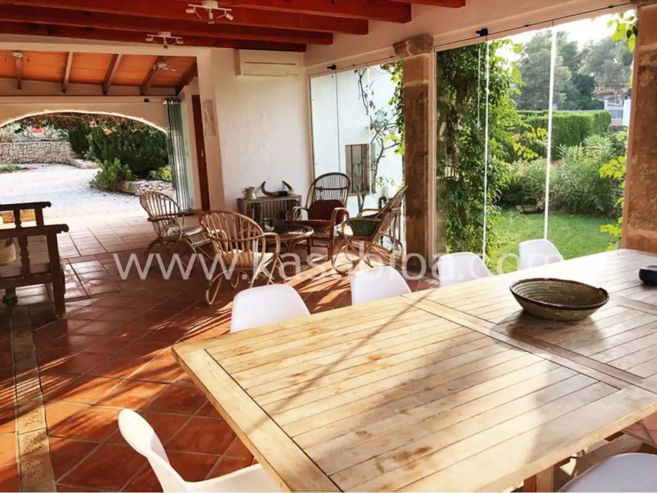 Jardín de Casa o chalet de alquiler en Jávea / Xàbia con Terraza