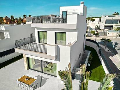 Exterior view of House or chalet for sale in San Miguel de Salinas  with Air Conditioner, Heating and Private garden