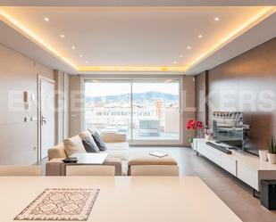 Living room of Attic for sale in  Barcelona Capital  with Air Conditioner and Terrace