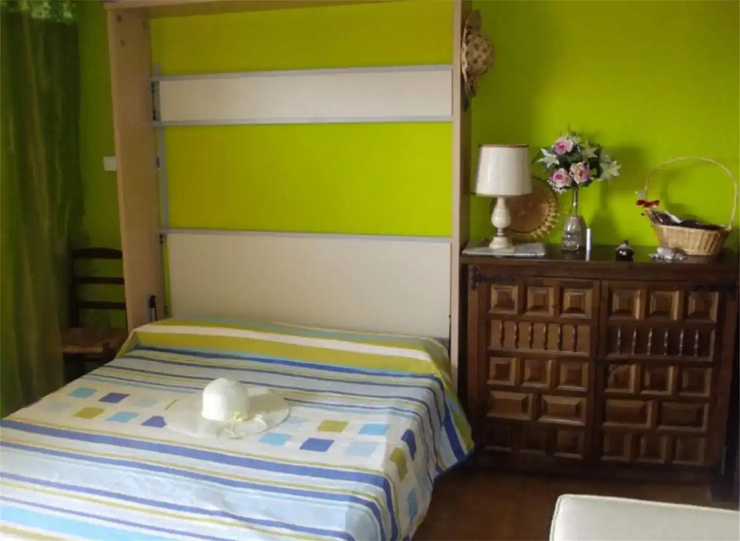 Bedroom of Study for rent in Peñíscola / Peníscola  with Air Conditioner, Furnished and Washing machine