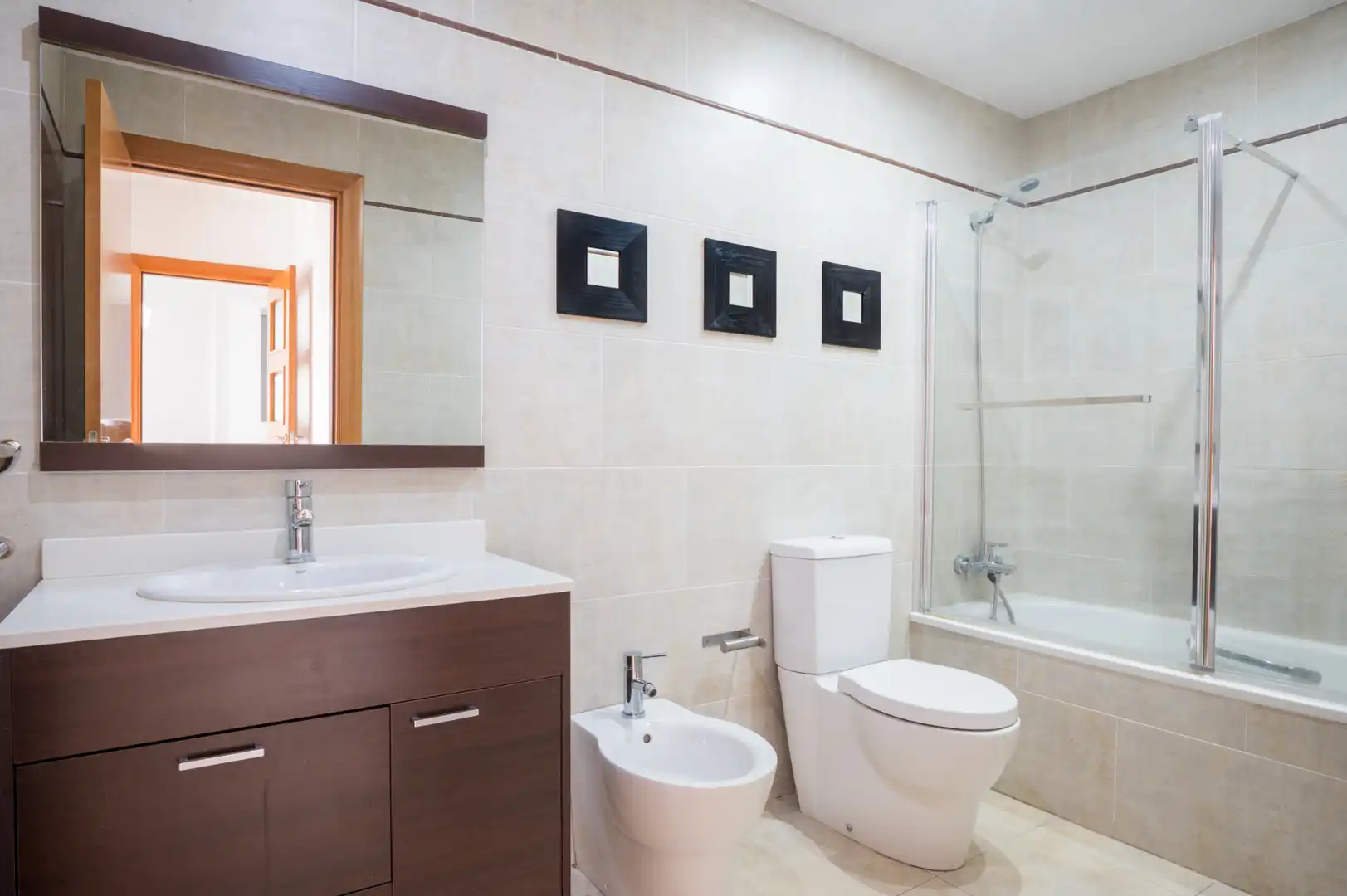 Badezimmer von Wohnung zum Verkauf in Terrassa mit Klimaanlage, Heizung und Abstellraum