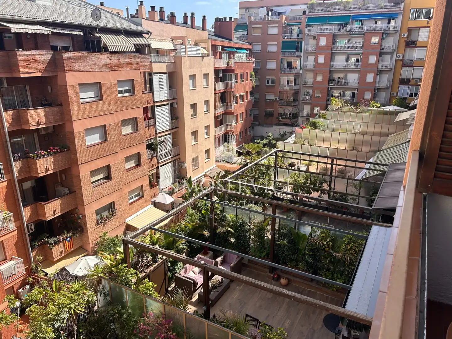 Vista exterior de Pis de lloguer en Barcelona amb Aire condicionat, Calefacció i Parquet