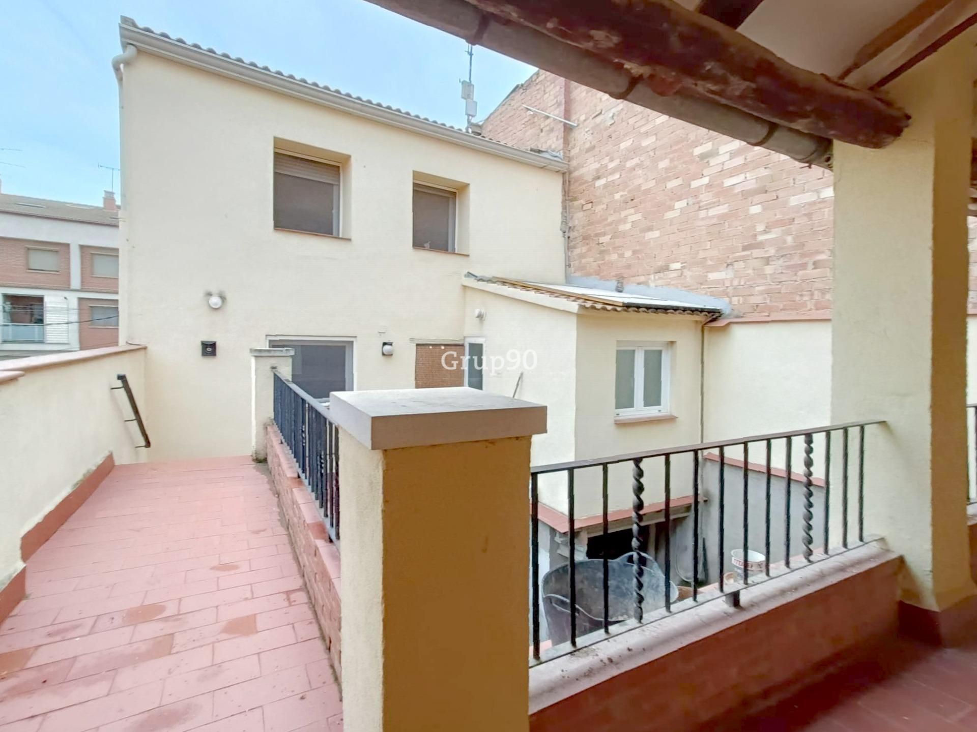 Balcony of House or chalet for sale in Bell-lloc d'Urgell  with Heating, Terrace and Storage room