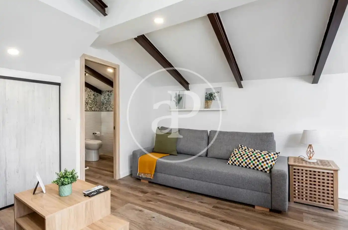 Sala d'estar de Pis de lloguer en Valencia amb Aire condicionat, Calefacció i Terrassa