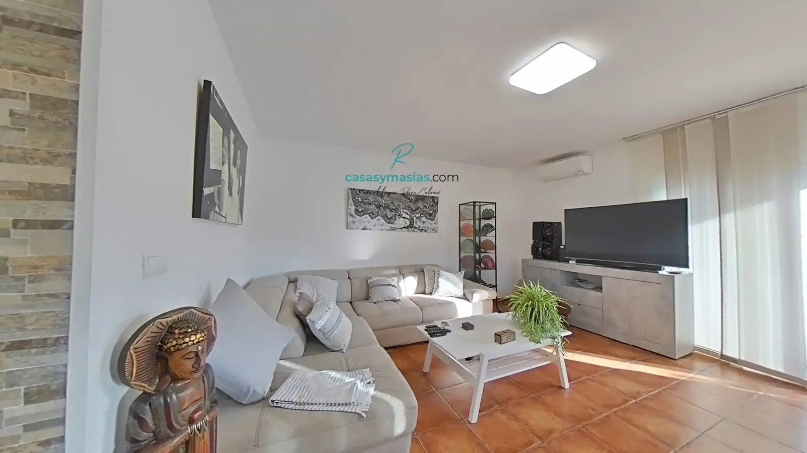 Sala de estar de Casa o chalet en venta en Cunit con Aire acondicionado, Calefacción y Piscina