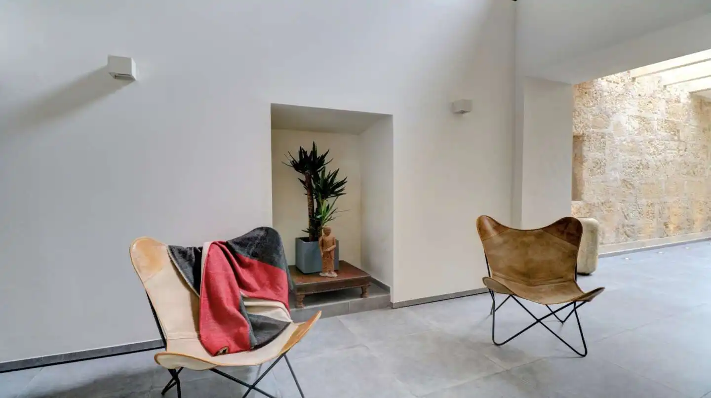 Sala d'estar de Casa o xalet en venda en Pollença amb Aire condicionat i Moblat