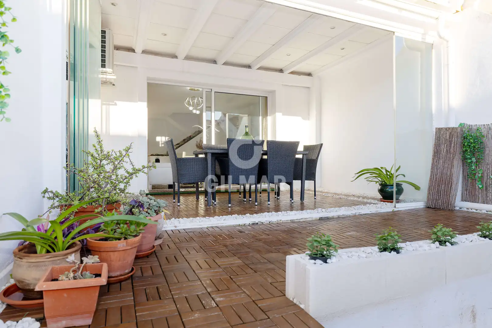 Terrace of Detached homes for sale in Benalmádena  with Heating, Private garden and Swimming Pool