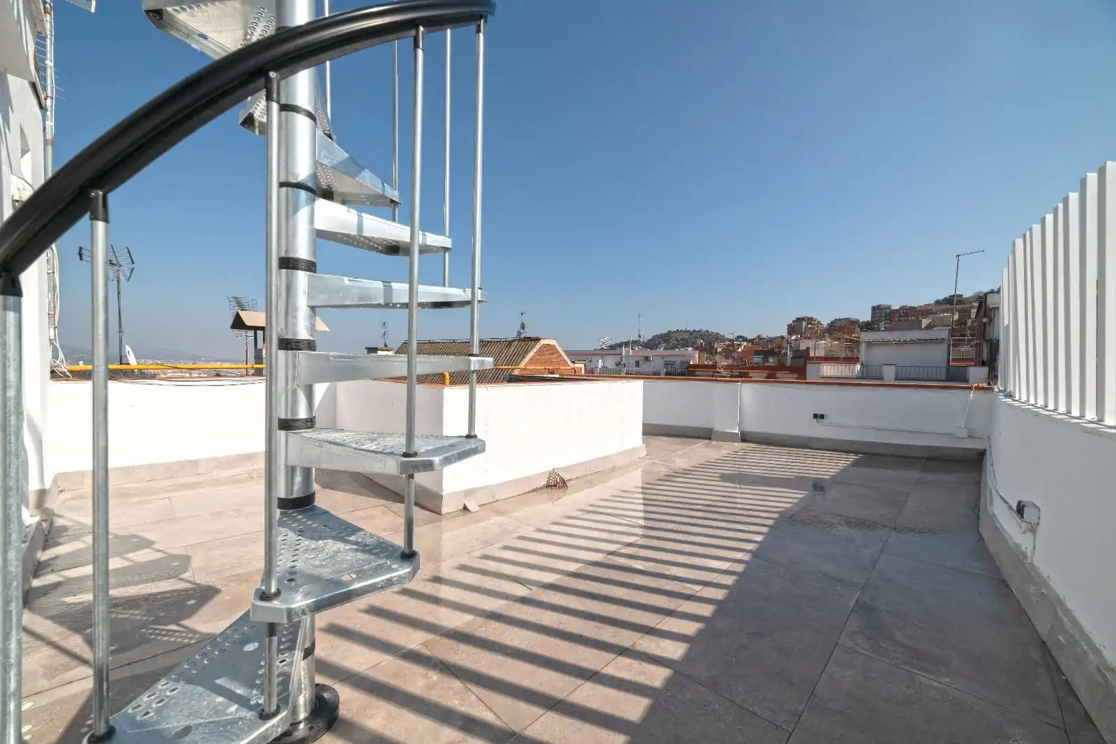 Terraza de Ático de alquiler en Barcelona con Aire acondicionado, Calefacción y Parquet