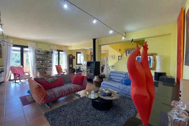 Sala d'estar de Casa o xalet en venda en Porreres amb Calefacció, Jardí privat i Terrassa
