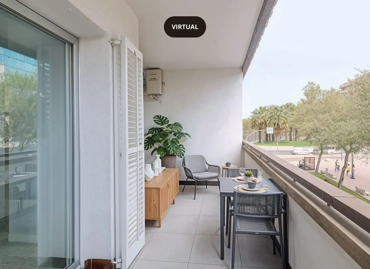 Terrasse von Wohnung zum Verkauf in Tarragona mit Klimaanlage, Heizung und Terrasse