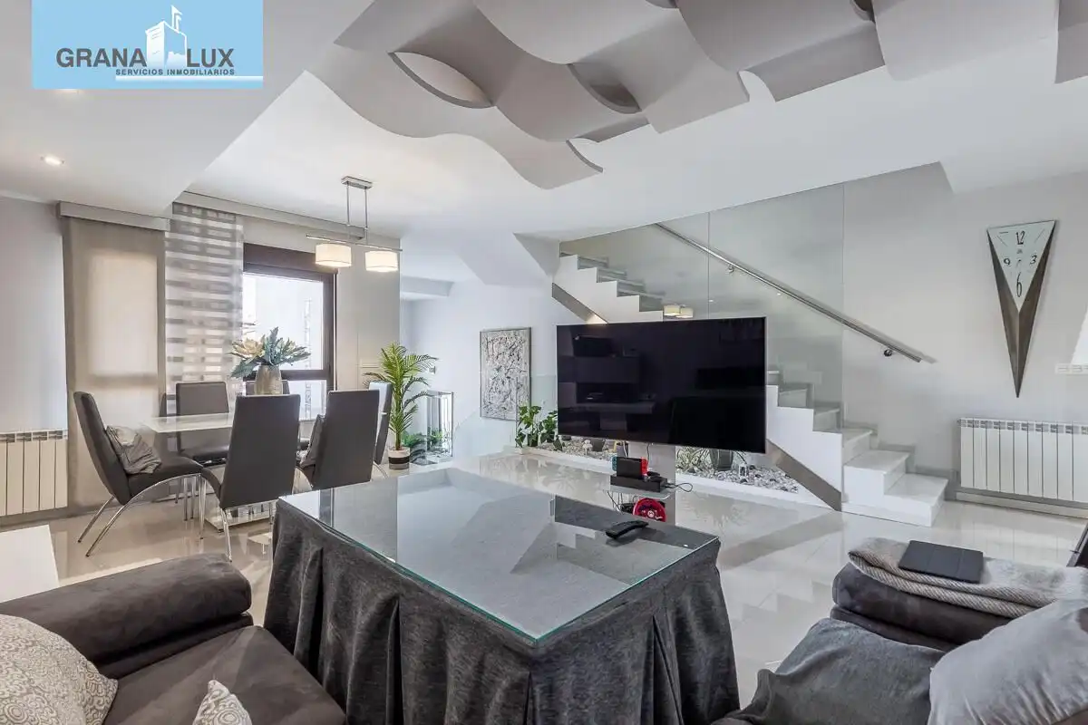 Living room of Houses for sale in Granada  with Air Conditioner, Heating and Terrace