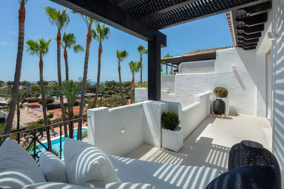 Terrace of Duplexes for sale in Marbella  with Air Conditioner, Terrace and Community pool
