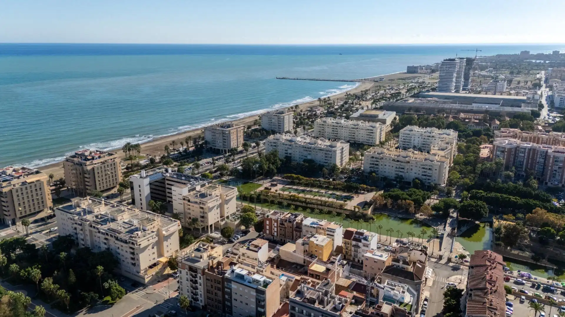 Vista exterior de Pis en venda en Málaga amb Aire condicionat, Calefacció i Terrassa