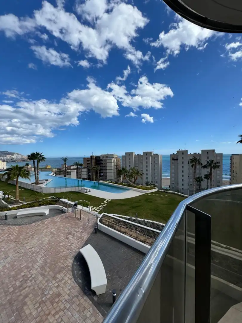 Swimming pool of Apartments for rent in Benidorm  with Air Conditioner, Heating and Private garden