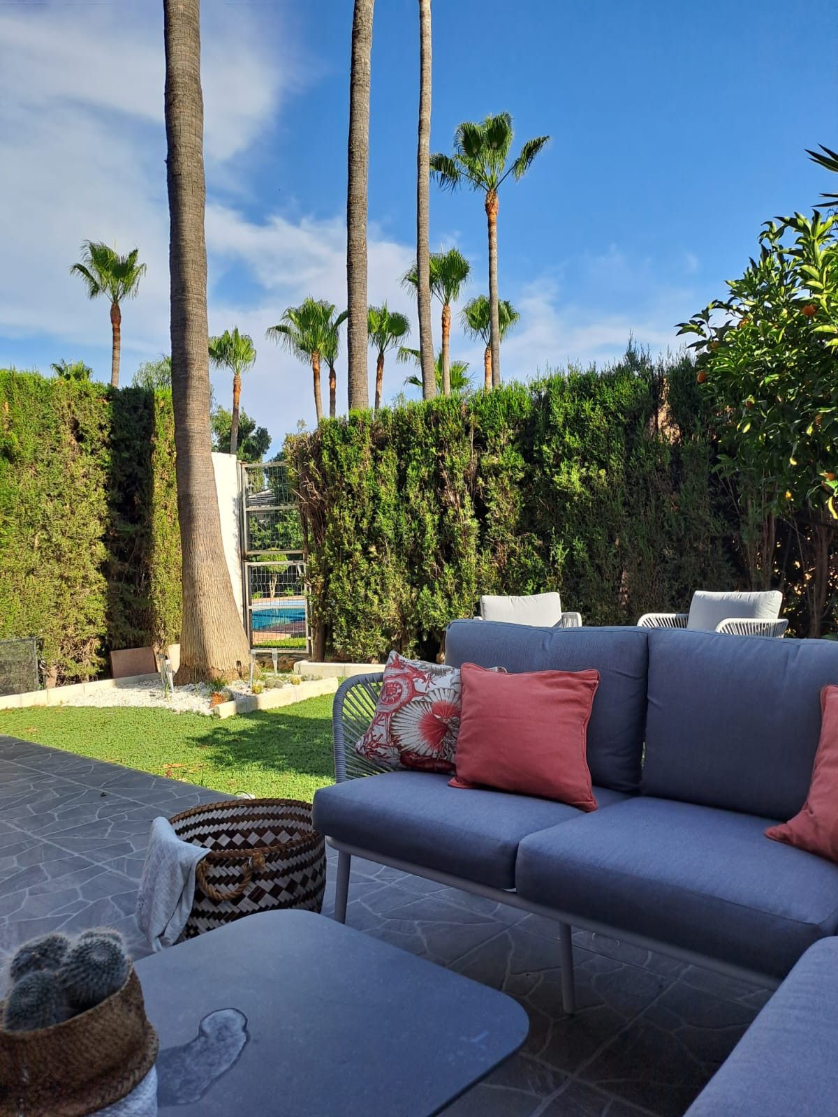 Garden of Single-family semi-detached to rent in Marbella  with Air Conditioner, Private garden and Terrace