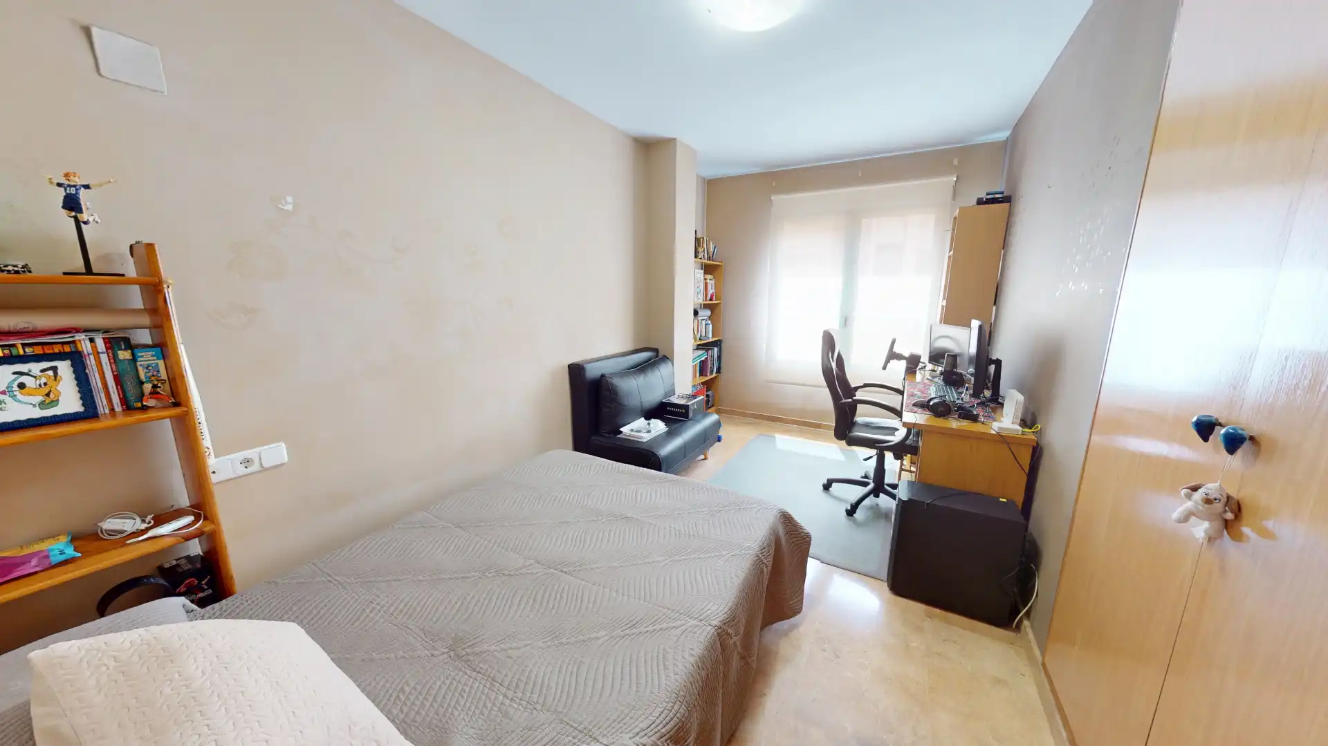 Bedroom of Flat for sale in El Campello  with Air Conditioner, Storage room and Furnished