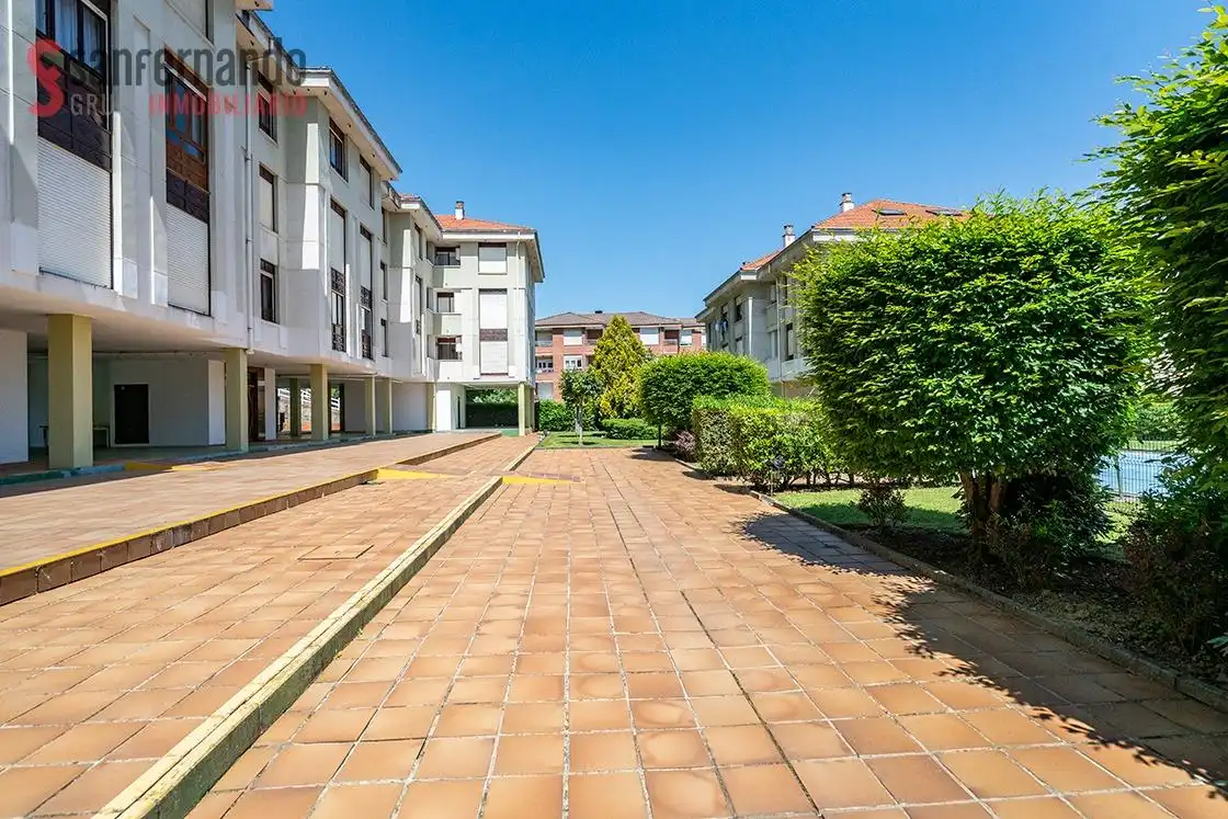 Exterior view of Flat for sale in Suances  with Heating, Private garden and Furnished