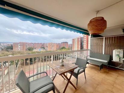 Balcony of Flat to share in  Barcelona Capital  with Air Conditioner