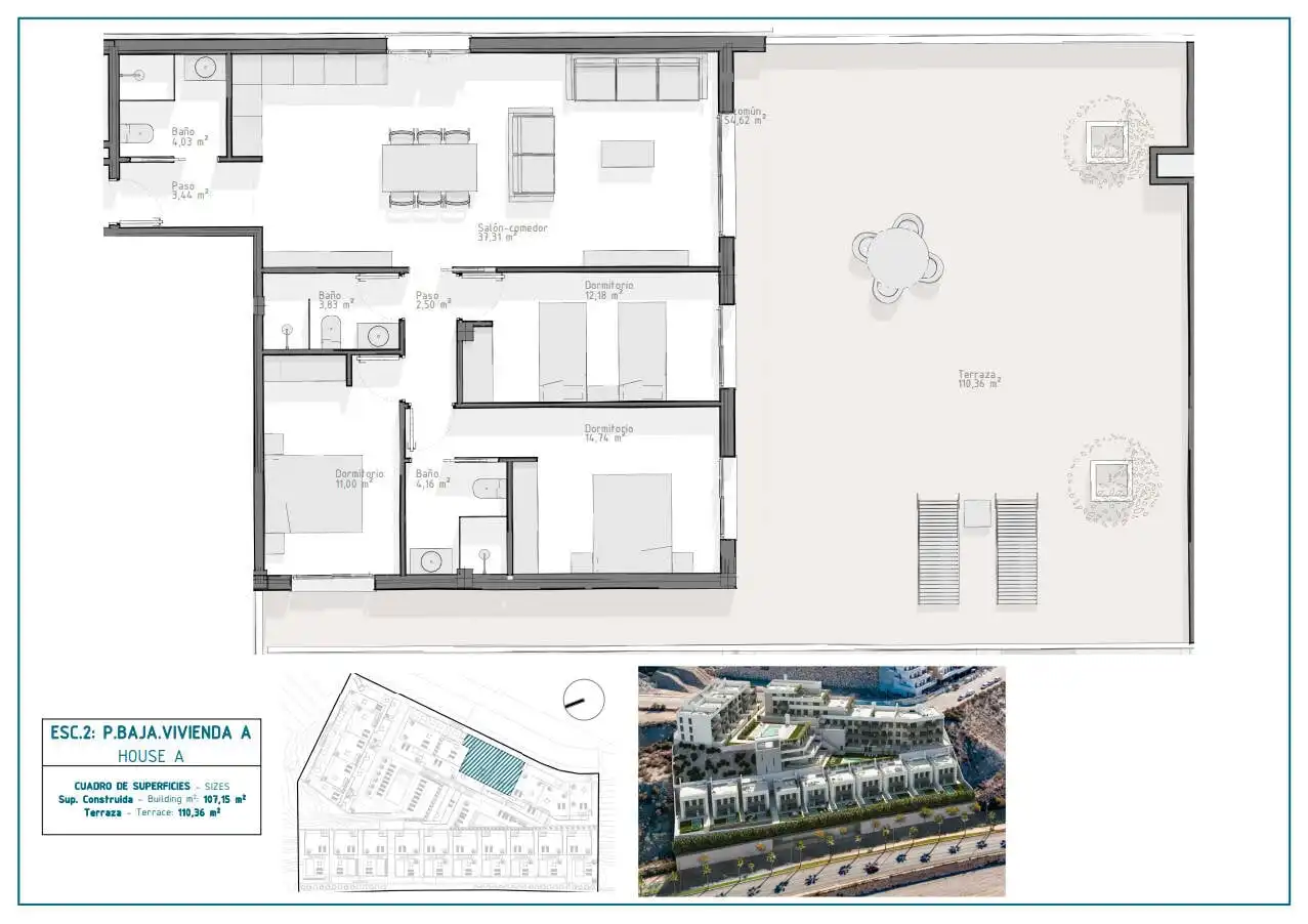 Apartament amb terrassa en venda a El Hornillo, imagen 34