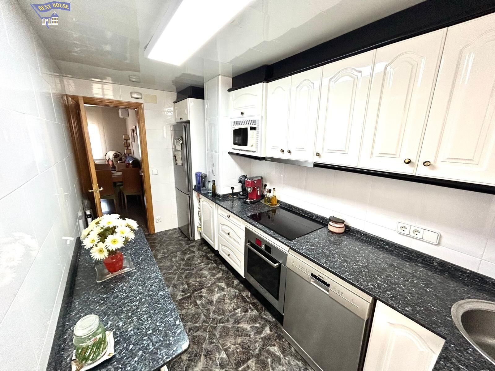 Kitchen of Flat for sale in Sabadell  with Air Conditioner, Heating and Terrace