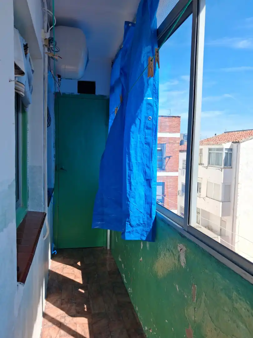 Balcony of Flat for sale in Zaragoza  with Heating, Terrace and Furnished