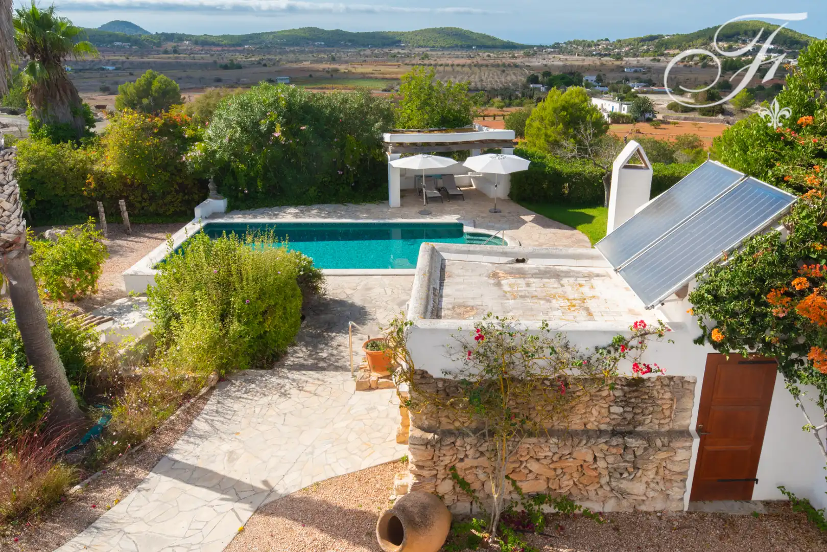 Jardí de Finca rústica en venda en Sant Antoni de Portmany amb Calefacció, Jardí privat i Terrassa