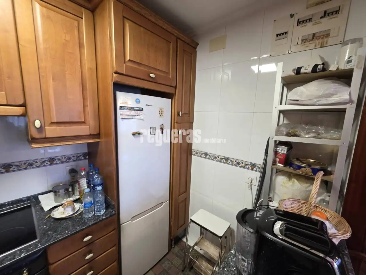 Kitchen of Flat for sale in Avilés  with Heating, Parquet flooring and Furnished