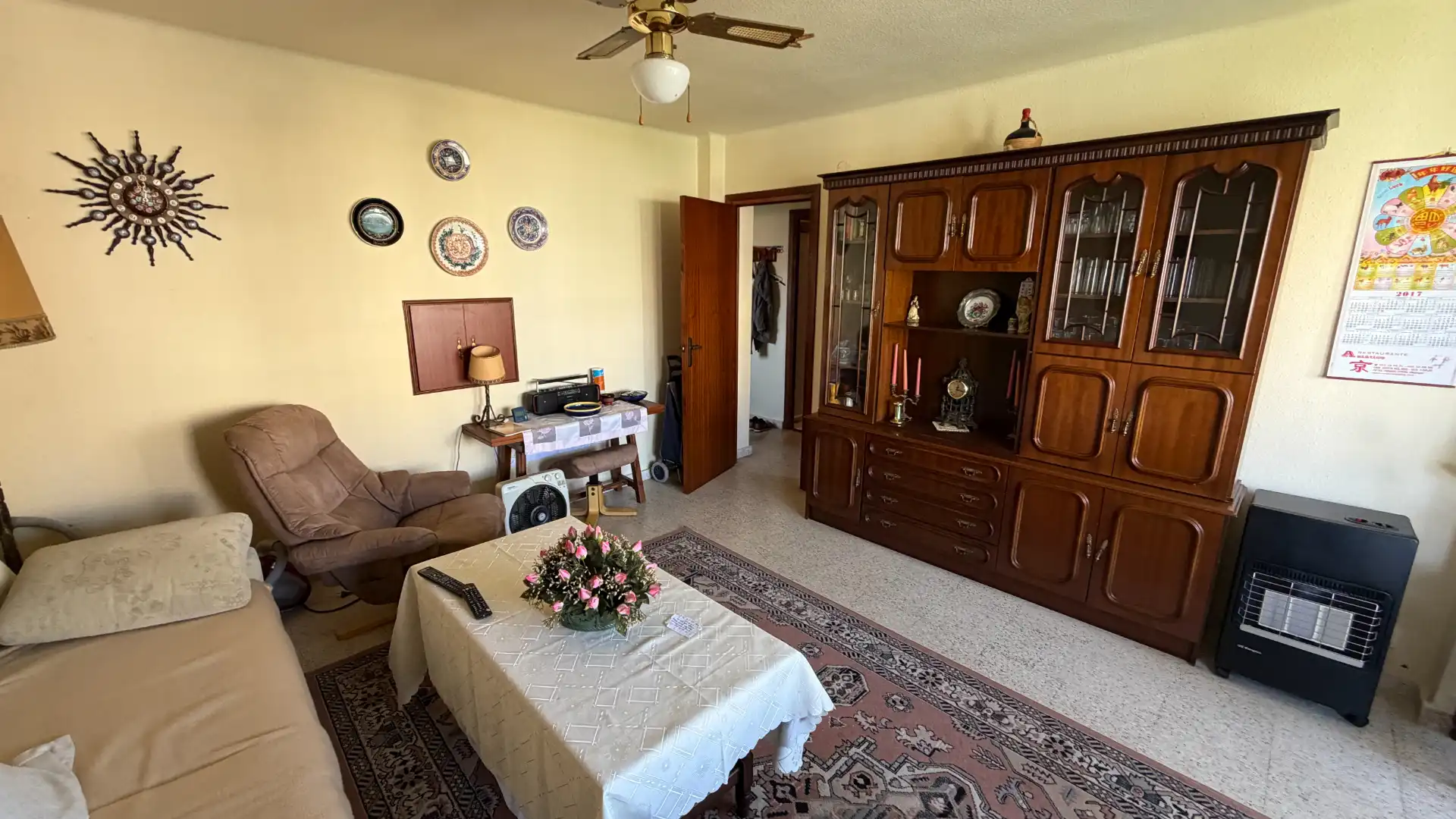 Wohnzimmer von Wohnungen zum Verkauf in Torrox mit Möbliert, Waschmaschine und Fernseher