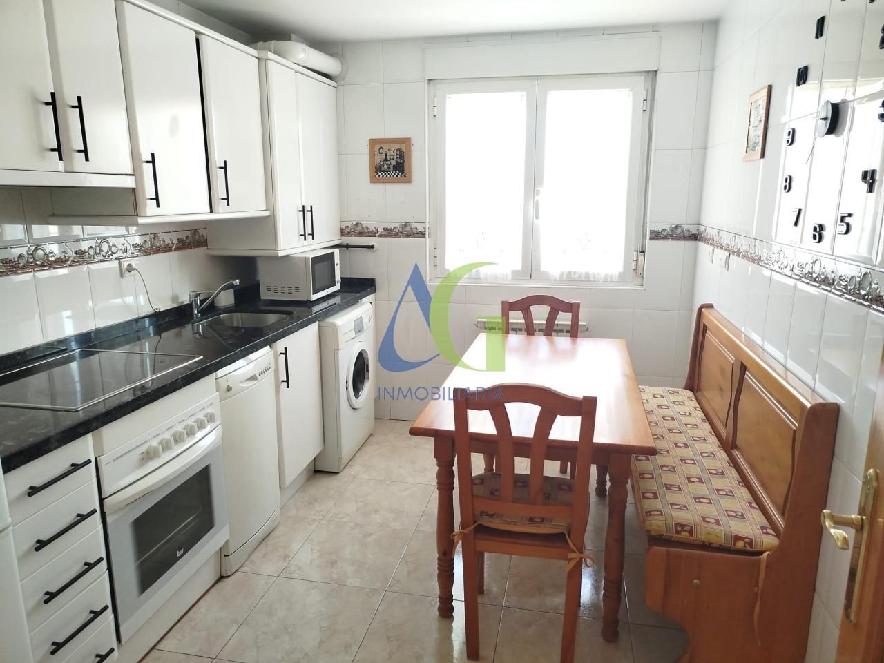 Kitchen of Flat for sale in San Andrés del Rabanedo  with Heating, Parquet flooring and Terrace