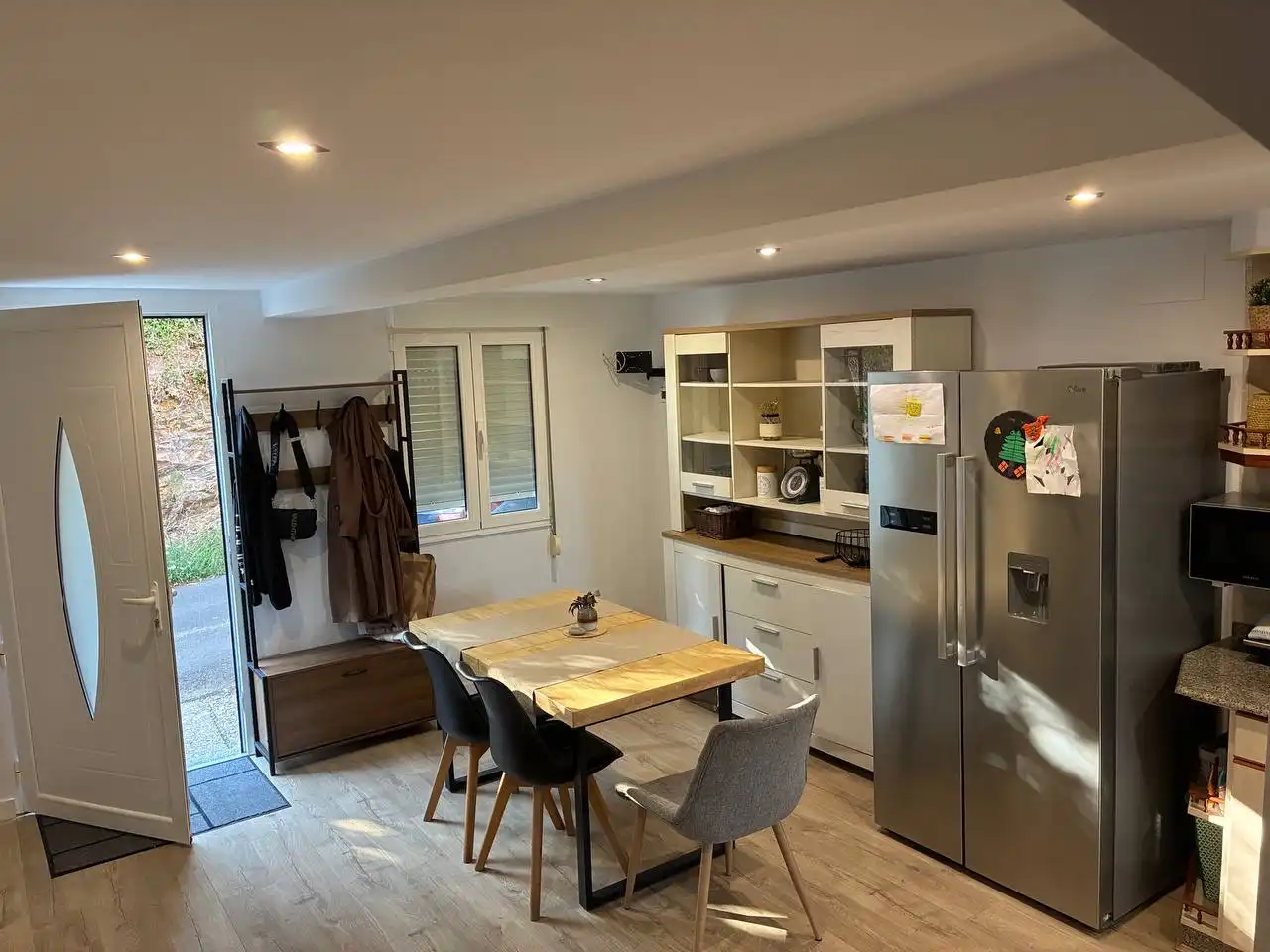 Cocina de Casa o chalet en venta en Cariño con Jardín privado, Terraza y Amueblado