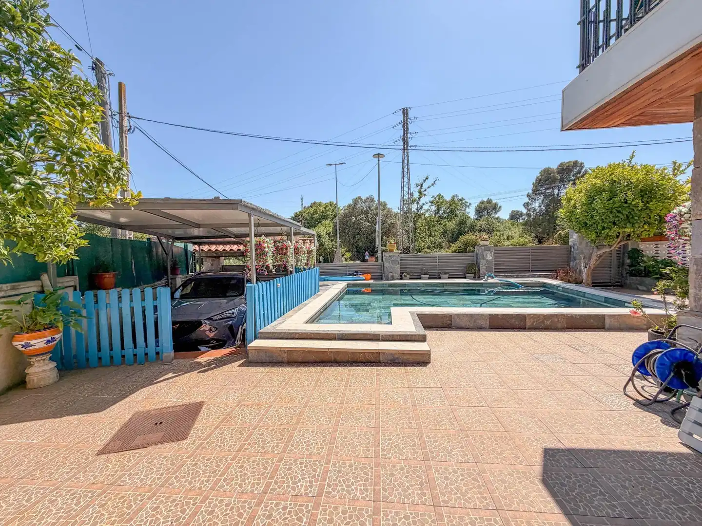 Swimming pool of Detached homes for sale in Abrera  with Air Conditioner, Heating and Private garden