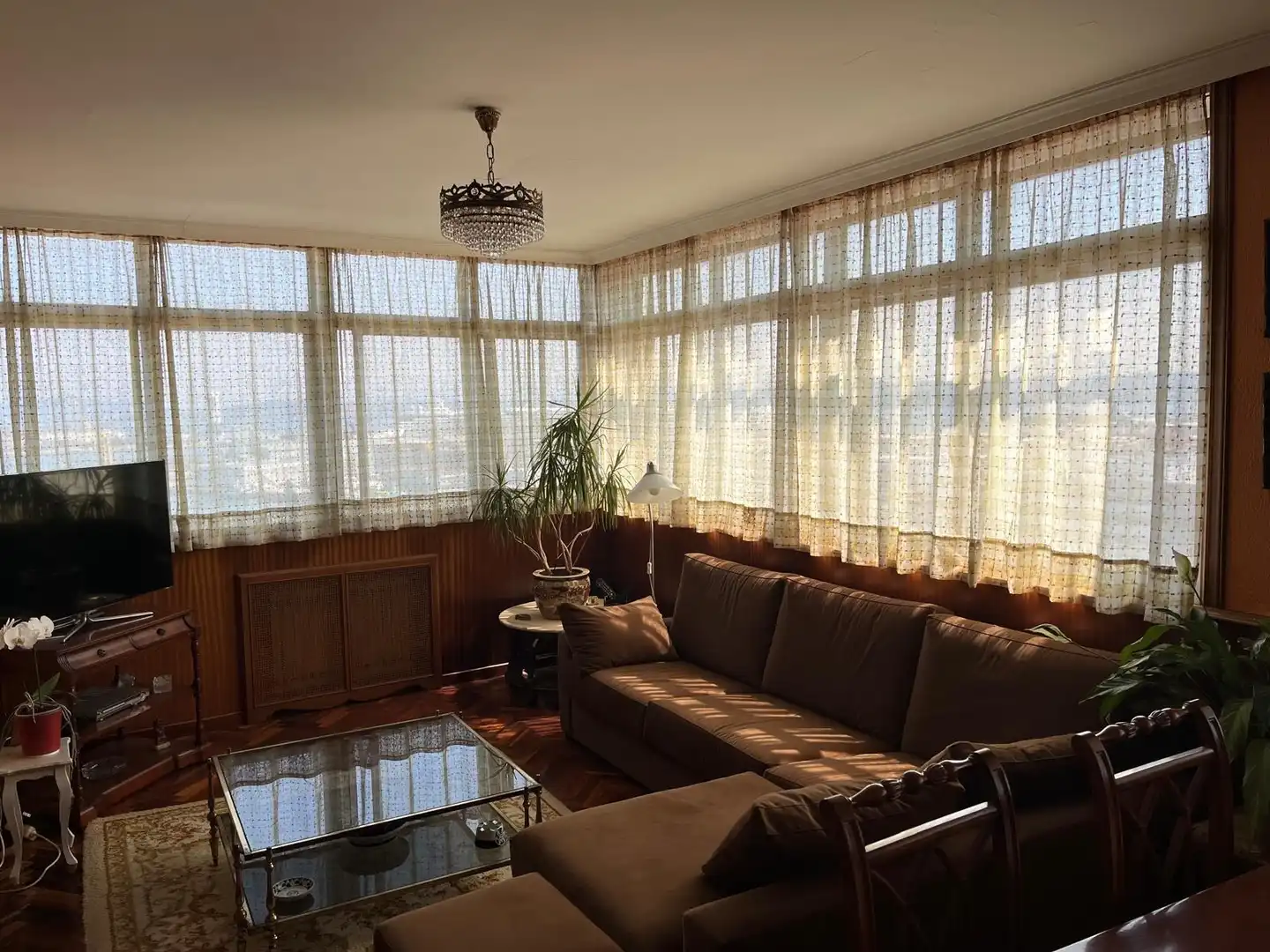 Sala de estar de Piso en venta en A Coruña Capital  con Calefacción, Terraza y Trastero