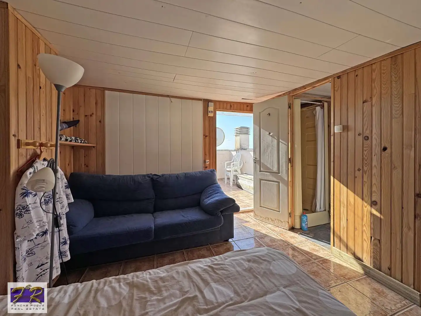 Living room of Attic for sale in Alcúdia  with Air Conditioner, Terrace and Furnished