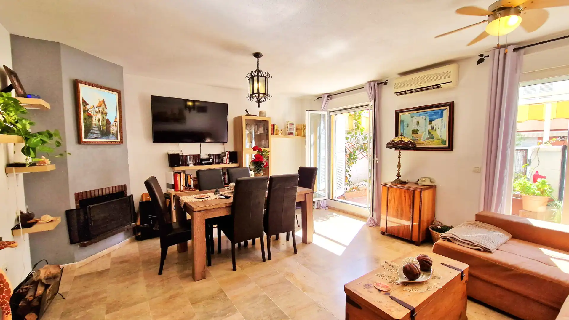 Comedor de Casa adosada en venta en Málaga con Aire acondicionado y Terraza