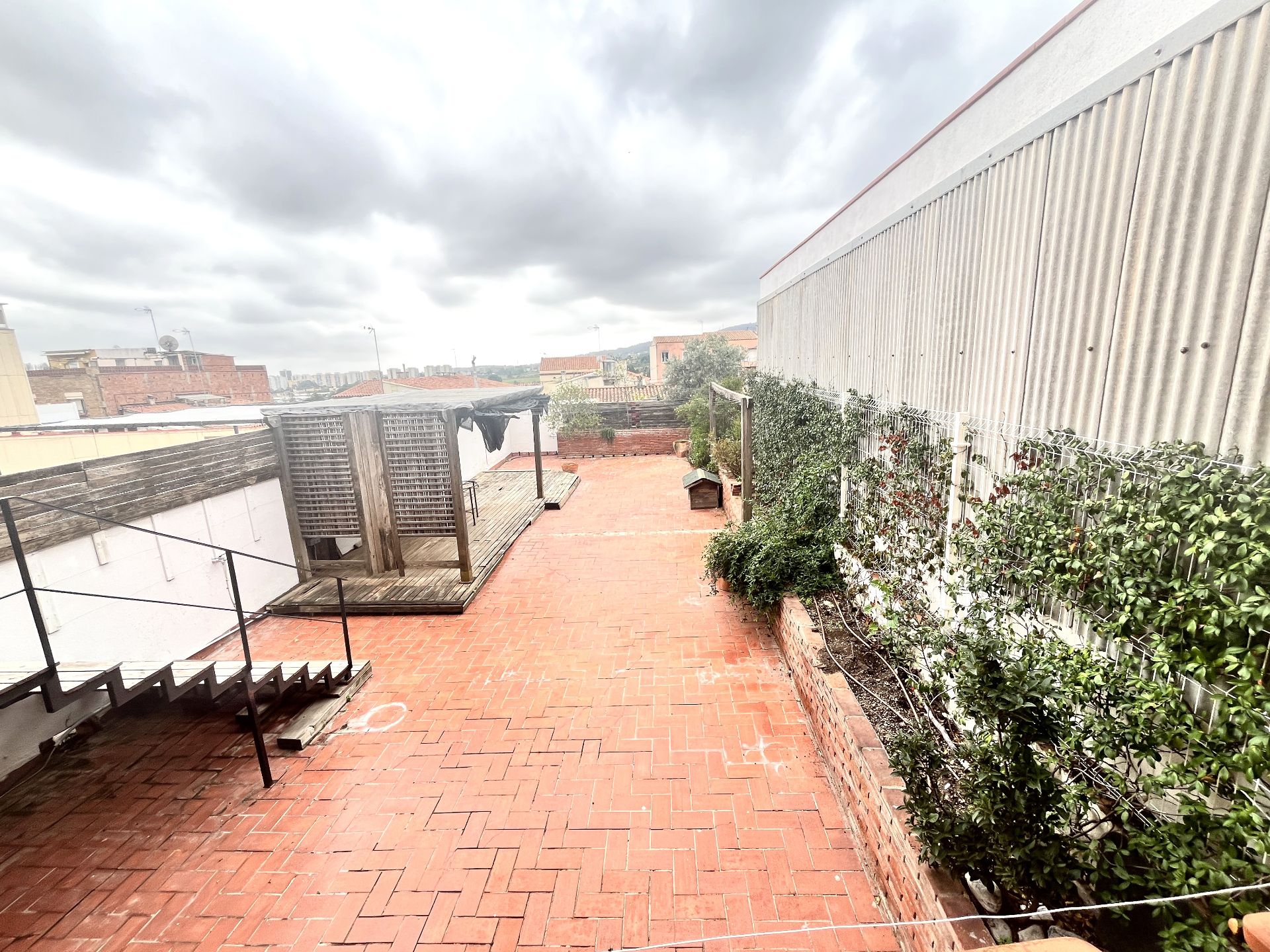 Terraza de Piso de alquiler en Santa Coloma de Cervelló con Aire acondicionado, Calefacción y Parquet