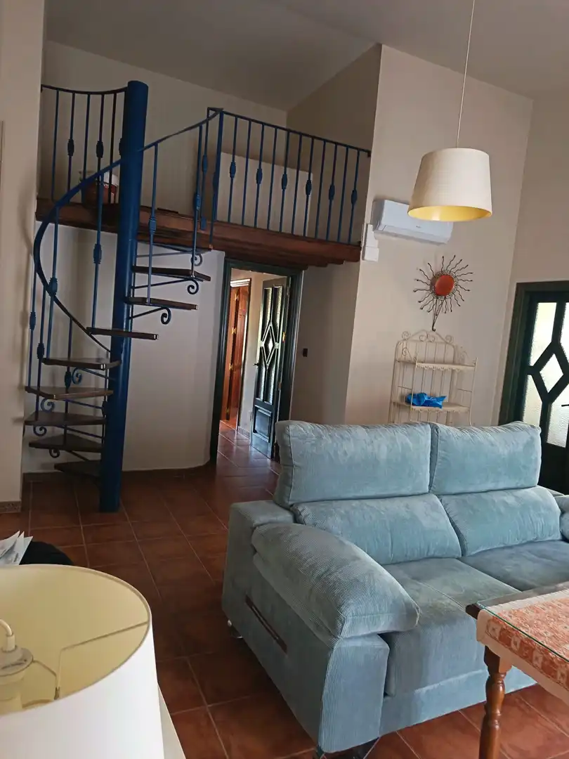 Living room of Flat for rent in Ronda  with Air Conditioner, Heating and Furnished