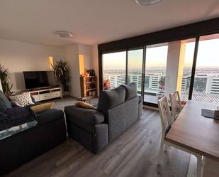 Sala d'estar de Apartament per a compartir en  Valencia Capital amb Aire condicionat i Terrassa