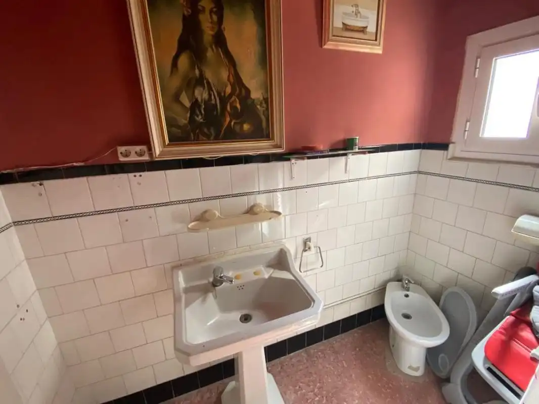 Badezimmer von Erdgeschoss zum Verkauf in Xàtiva mit Heizung, Terrasse und Abstellraum