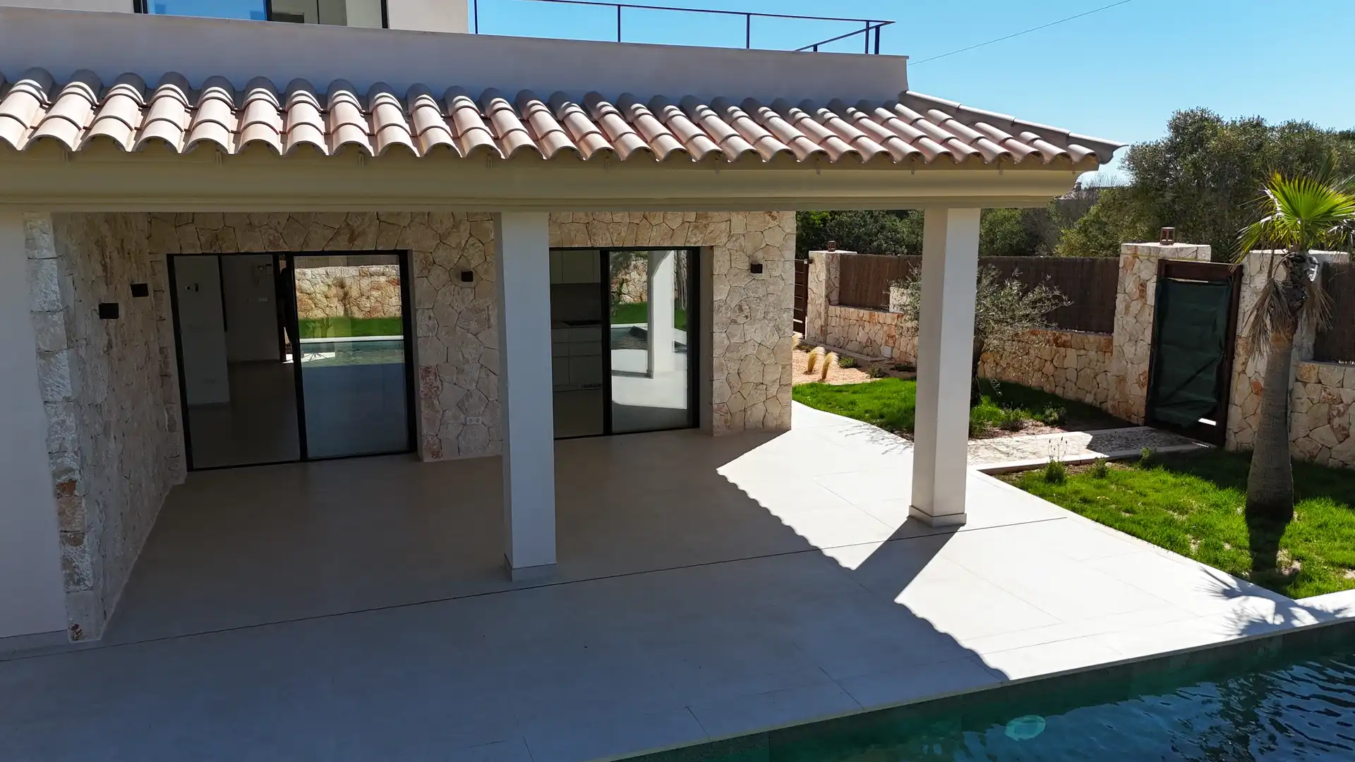 Terrassa de Finca rústica en venda en Ses Salines amb Aire condicionat, Calefacció i Piscina